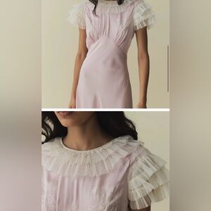 ISO Doen Evonna dress purple thistle